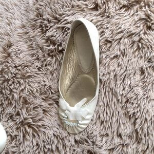 💥NEW💥White Patent Leather Italian Ballet Flats